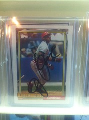 Felix Jose Autographed Sports Card #105